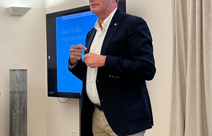 Präsident Erfried Bäck